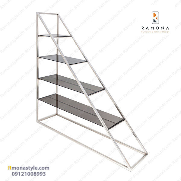 شلف-جنس-استیل-سیلور-طرح-پایرا-کد-5500